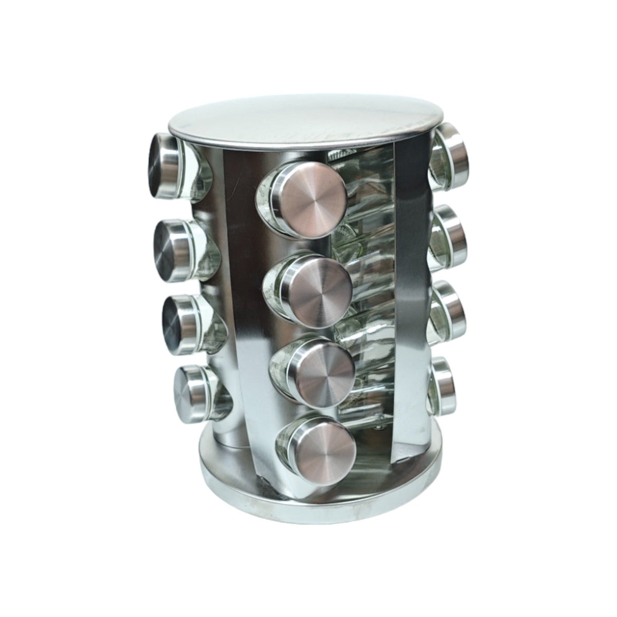 16pcs Round SS Rotating Spice Set X837