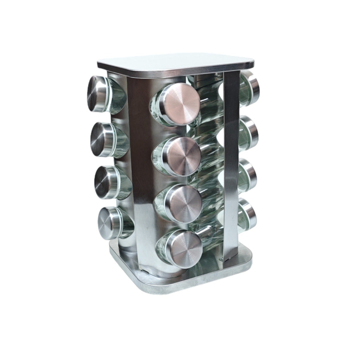 20pcs SS Square Rotating Spice Set X838