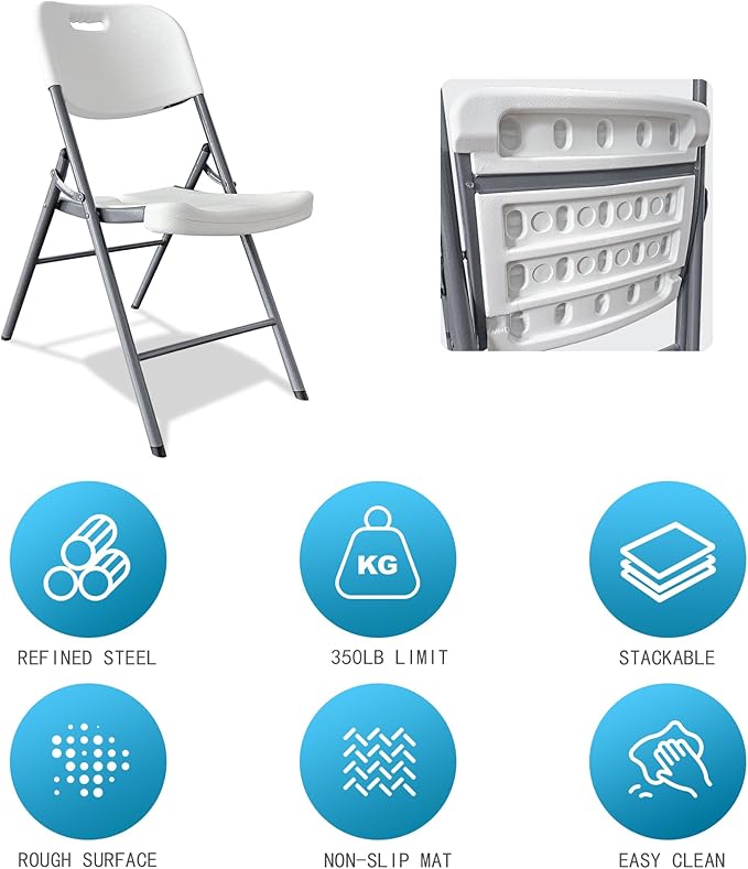 Heavy Duty Thick Foldable Chair X843