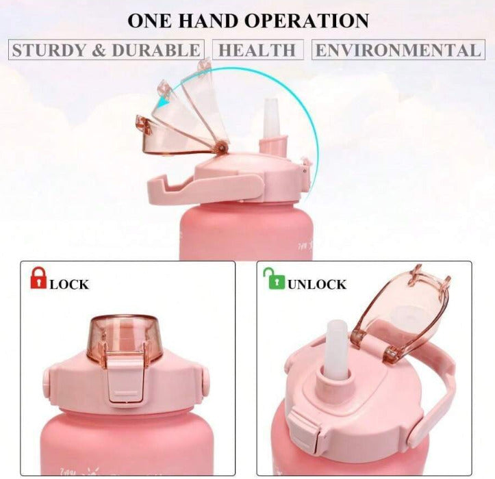 3PCS Water Bottle Set Mix Random Color  X853