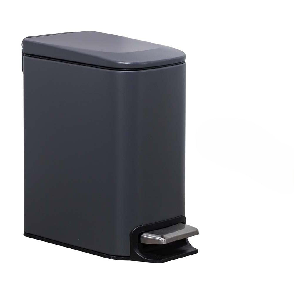 High Quality 6L Gray Rec. Pedal Bin X855