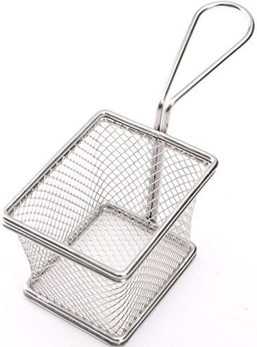 Square Stainless Mesh Fries Basket X868