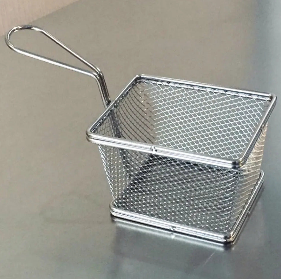 Square Stainless Mesh Fries Basket X868