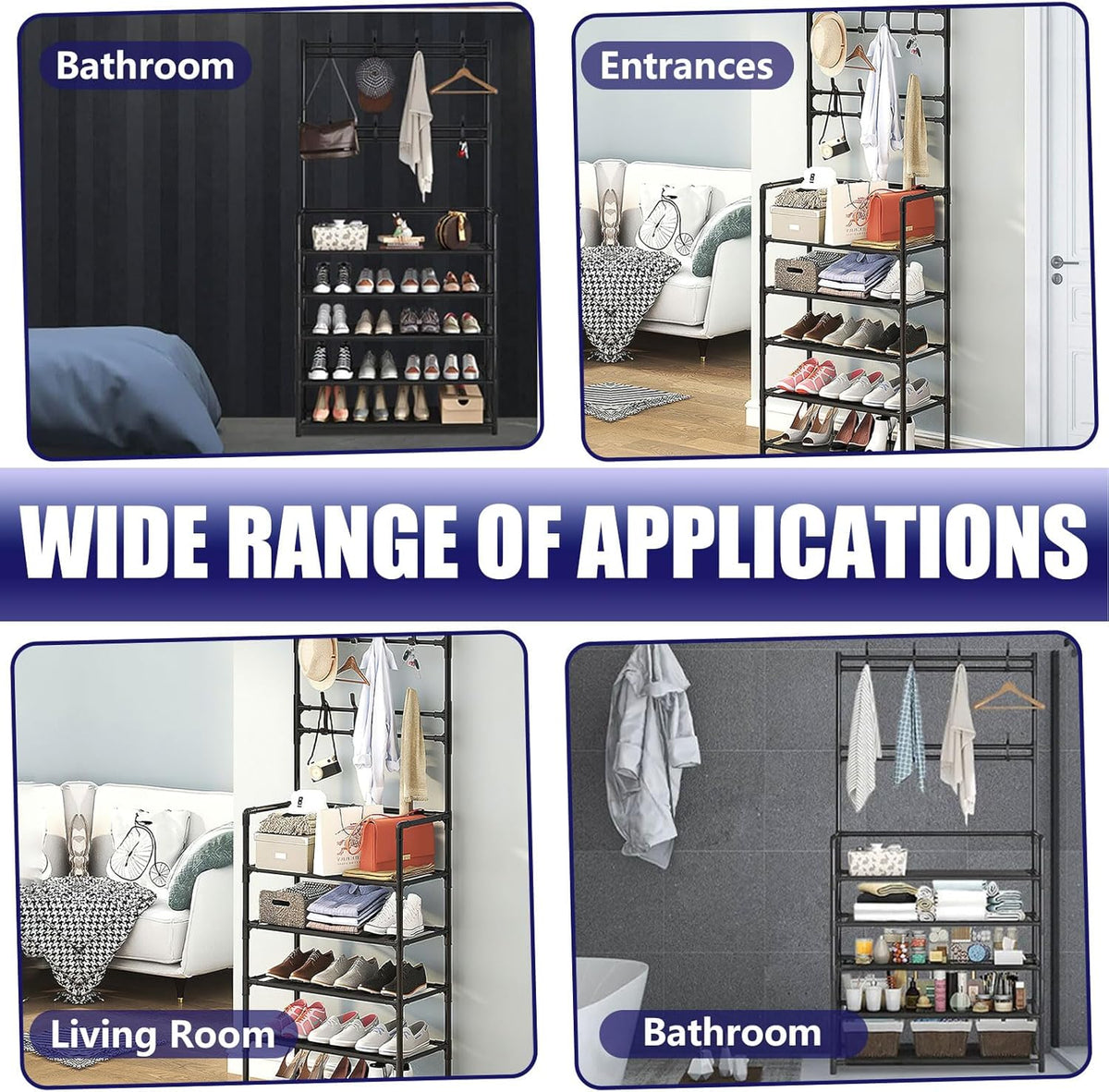 Shoes Rack Organiser 60cm Width and 5 Layers CT-5  X871