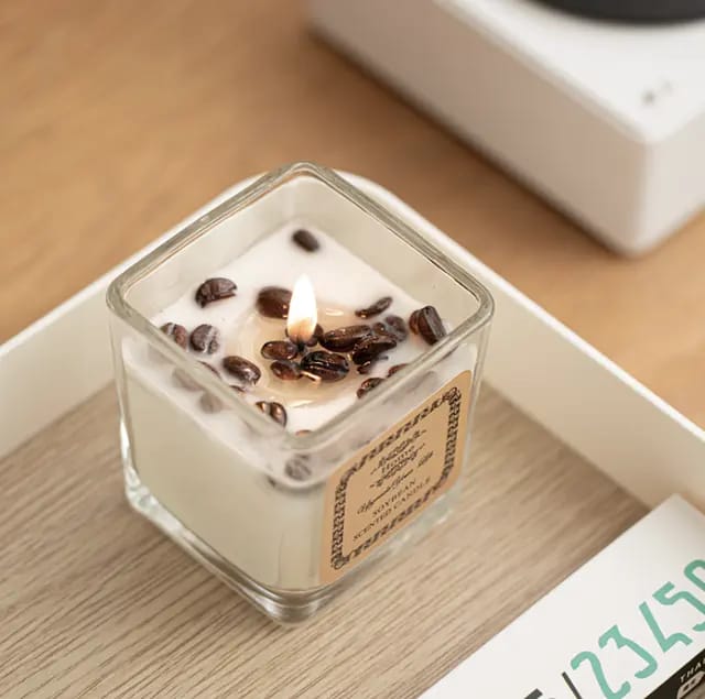 Coffee Scented Candle In Jar 1pc X880
