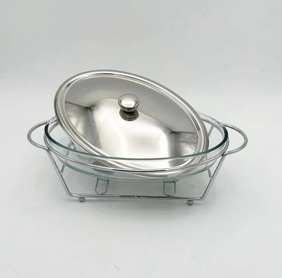 Oval 3L Stainless Food Warmer X887