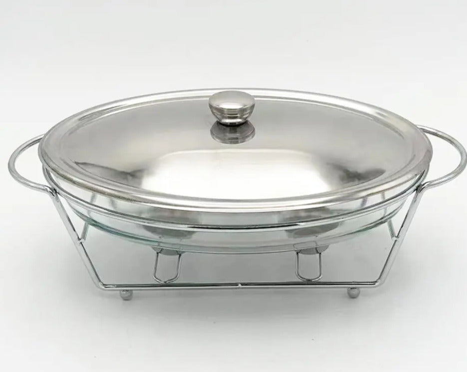 Oval 3L Stainless Food Warmer X887