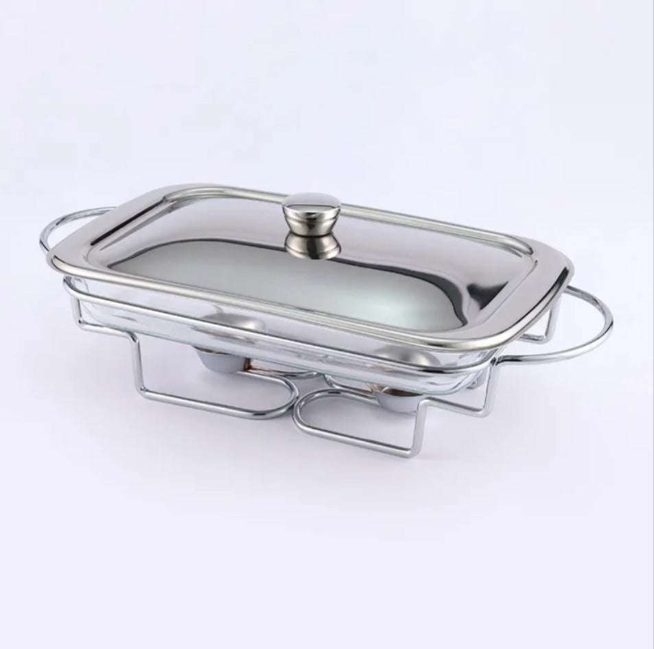 Rectangular 2L Stainless Food Warmer X888