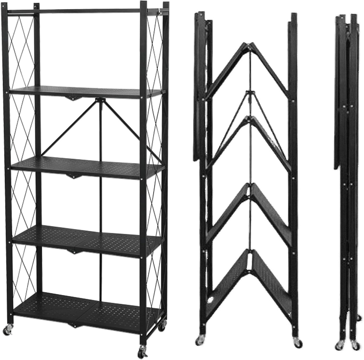5 Tiers Foldable Metal Storage Rack X892