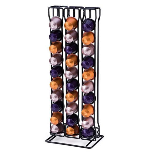 Nespresso 60 Capsules Black Stand  X894