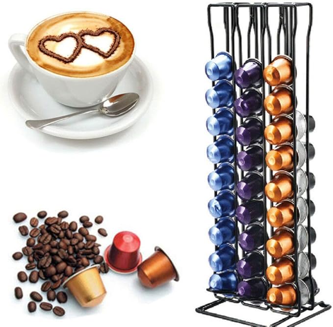 Nespresso 60 Capsules Black Stand  X894