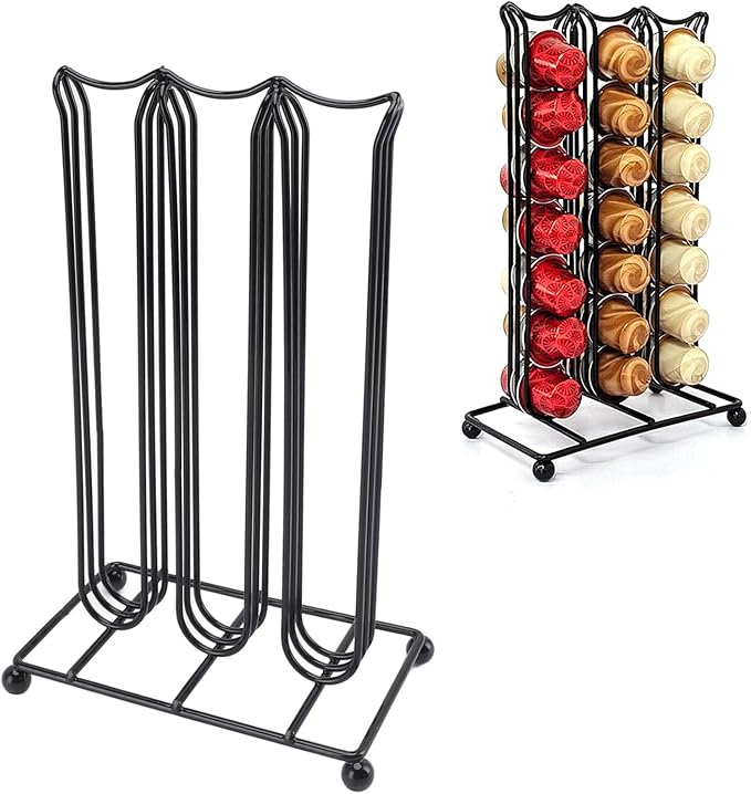 Nespresso 42 Capsules Black Stand  X895