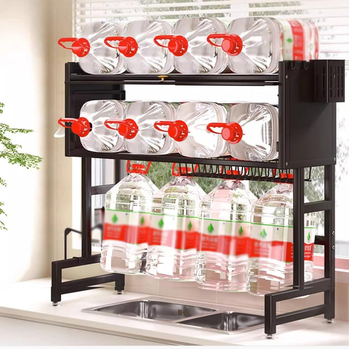 Heavy Over Sink 85cm Black Dish Rack X909