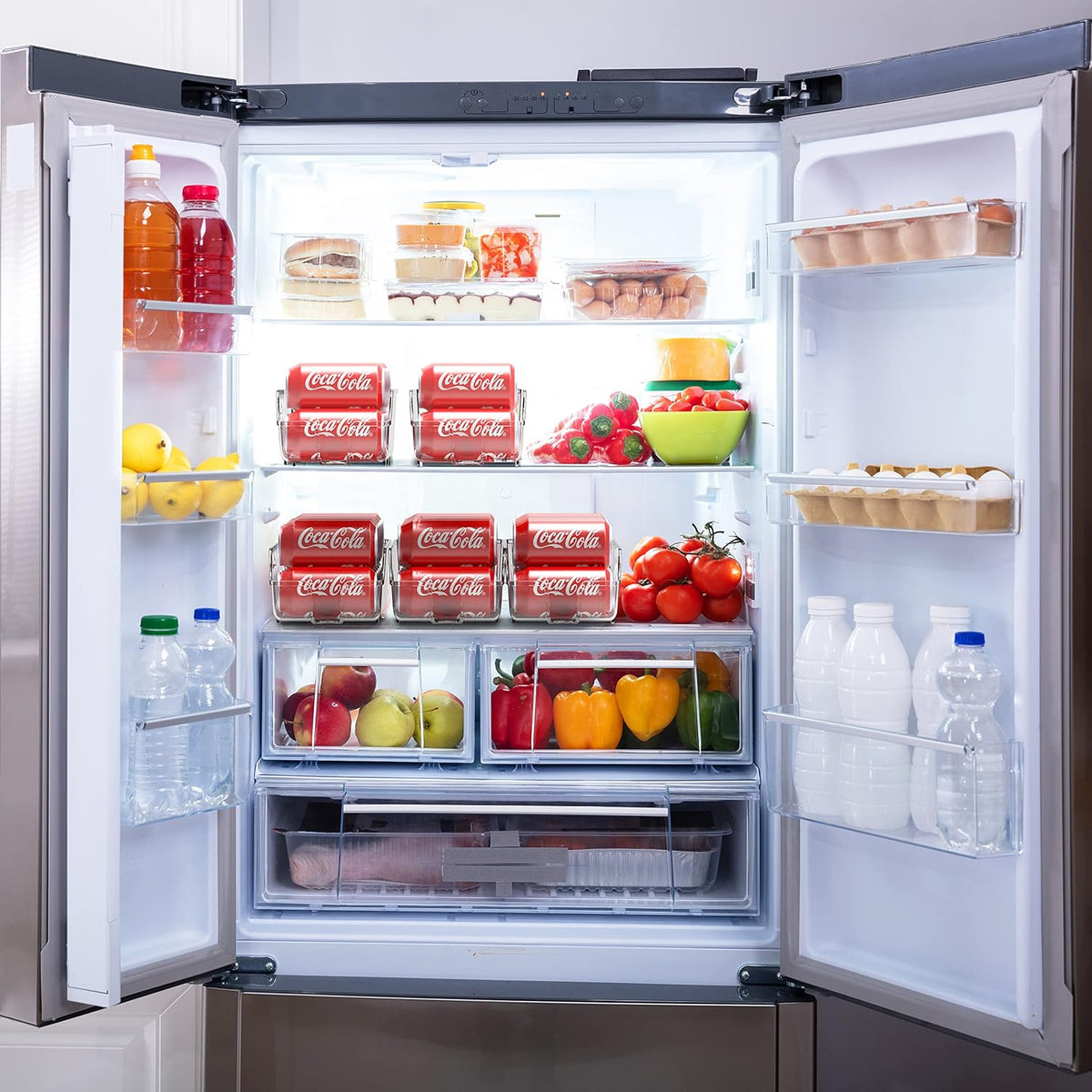 Coke Cans Plexi Fridge Organiser X916