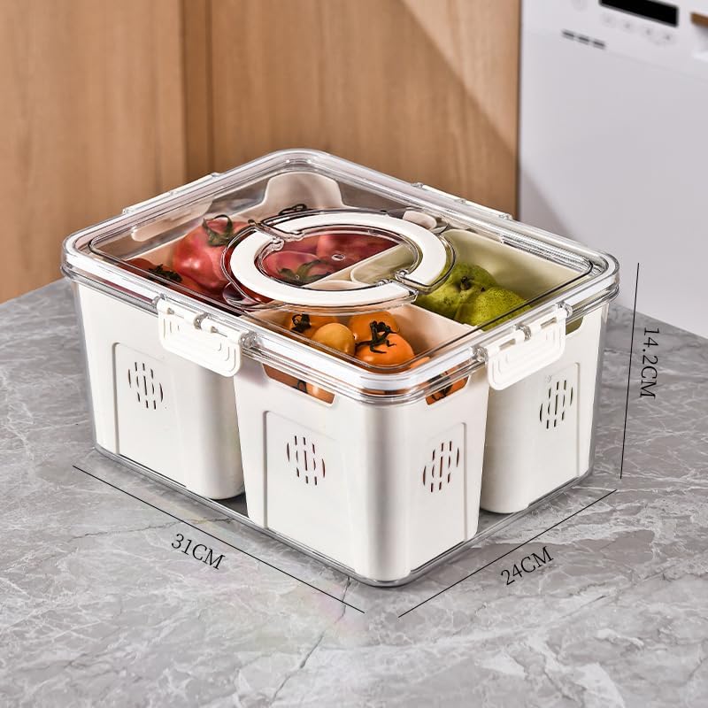 Deep Divided by 3  Plexi Food Box X917