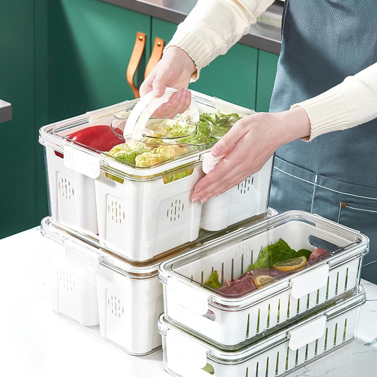 Deep Divided by 3  Plexi Food Box X917
