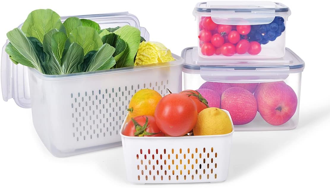 Heavy Duty 5pcs Food Box + Strainer X919