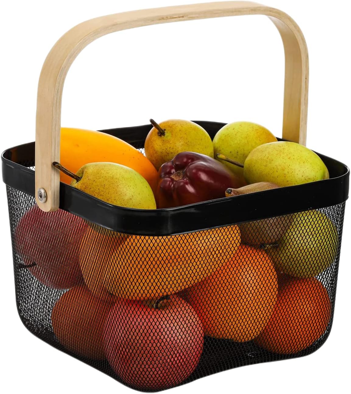 Small Metal Fruit or Towel Basket X922