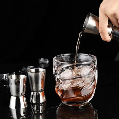 Stainless Jigger 20/40cc Shots Measuring Cup X938