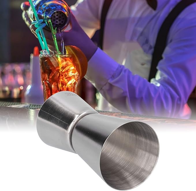 Stainless Jigger 20/40cc Shots Measuring Cup X938