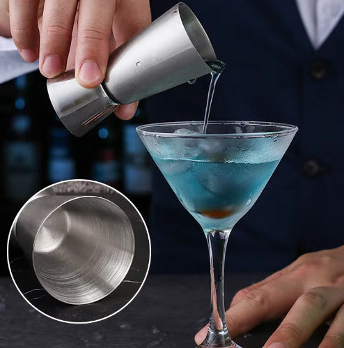 Stainless Jigger 20/40cc Shots Measuring Cup X938