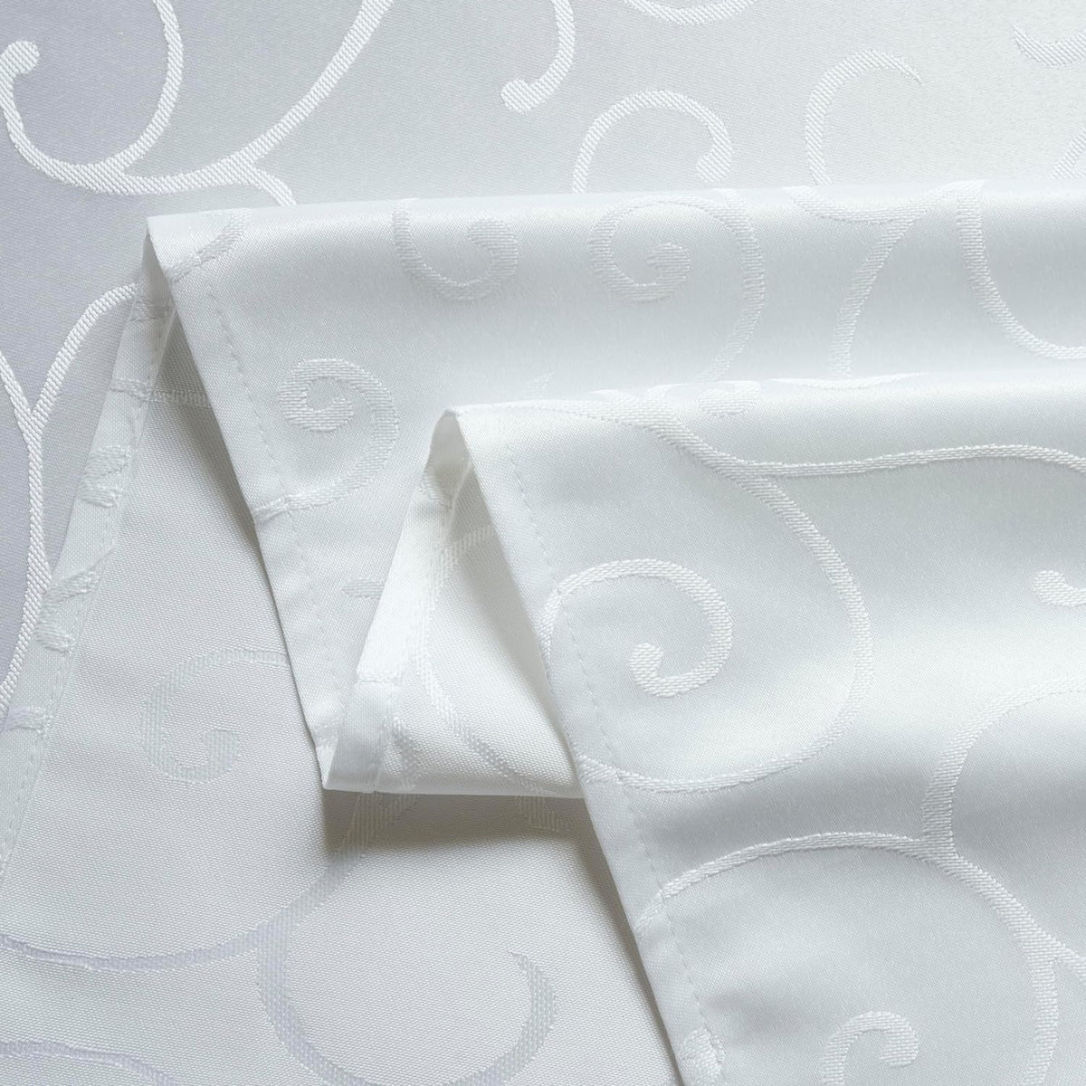 4 PCS 45x45cm White Fabric Table Towel Set X950