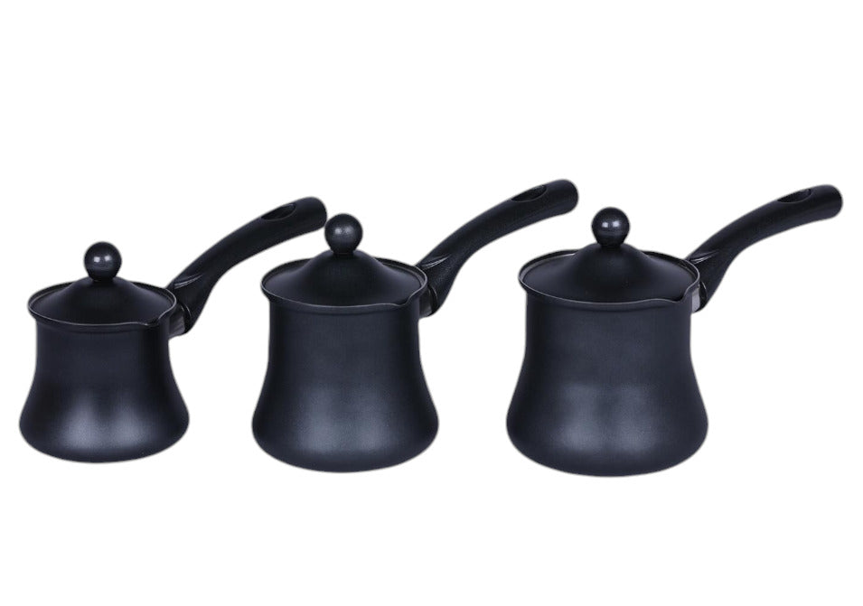 3pcs Black Coffee Warmer Set X954