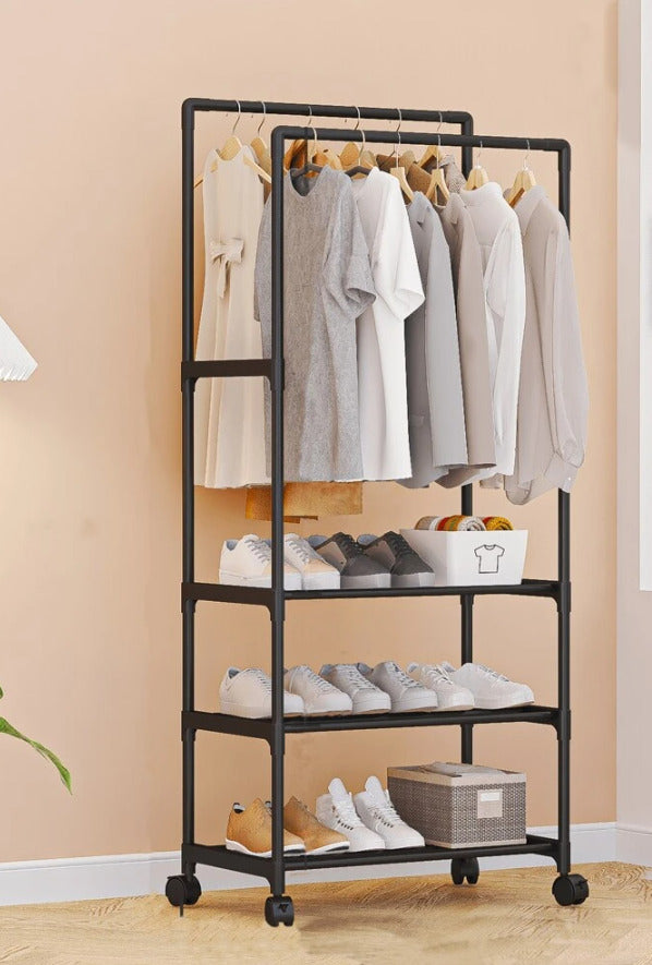 Shoes and Clothes Black Rack X972