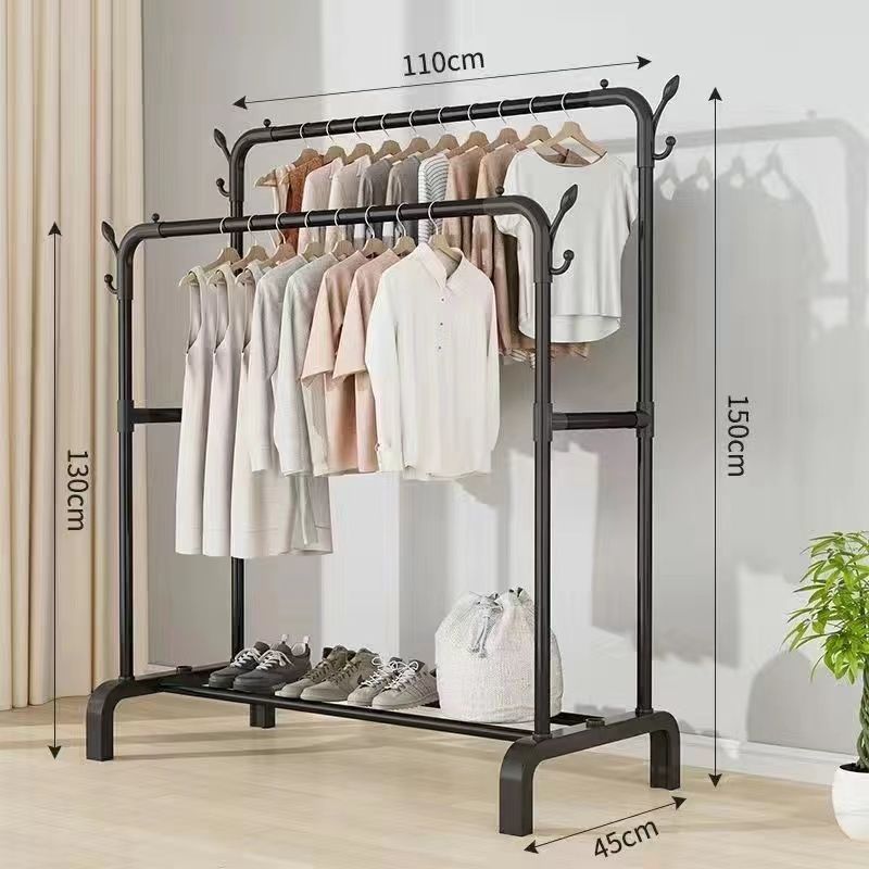 Double Pole Cloth Rack X977