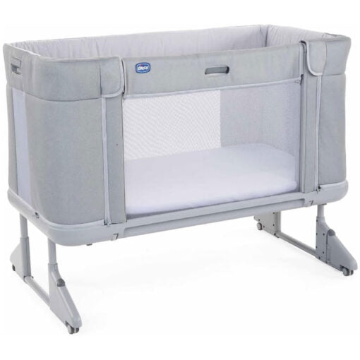 Chicco - Next To Me Forever ( with double mesh ) - Sleeping Crib - Moon Grey