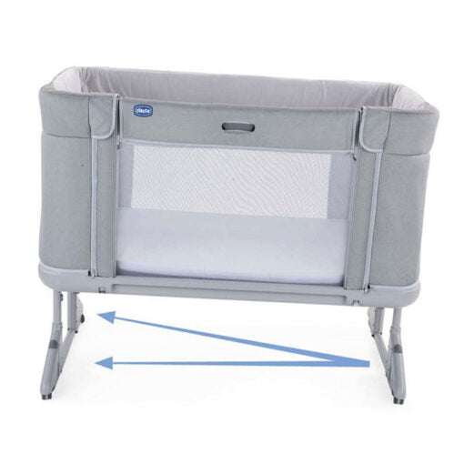 Chicco - Next To Me Forever ( with double mesh ) - Sleeping Crib - Moon Grey