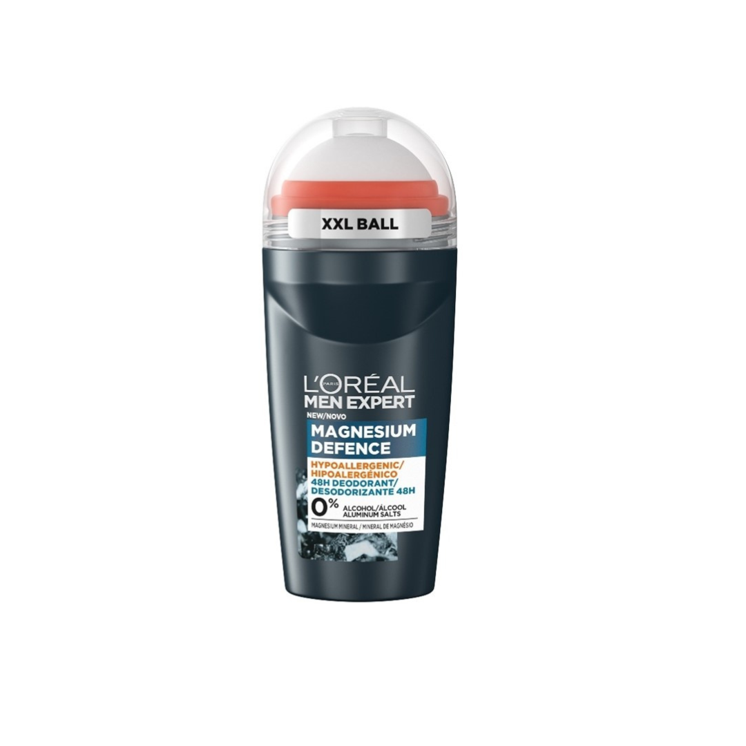 Men Expert Magnesium Defence 48h Deodorant Roll-On - Medaid International