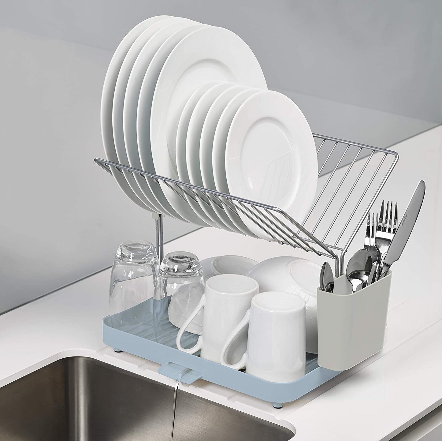 Y-Rack‚Ñ¢ 2-tier Dish Rack - Medaid International