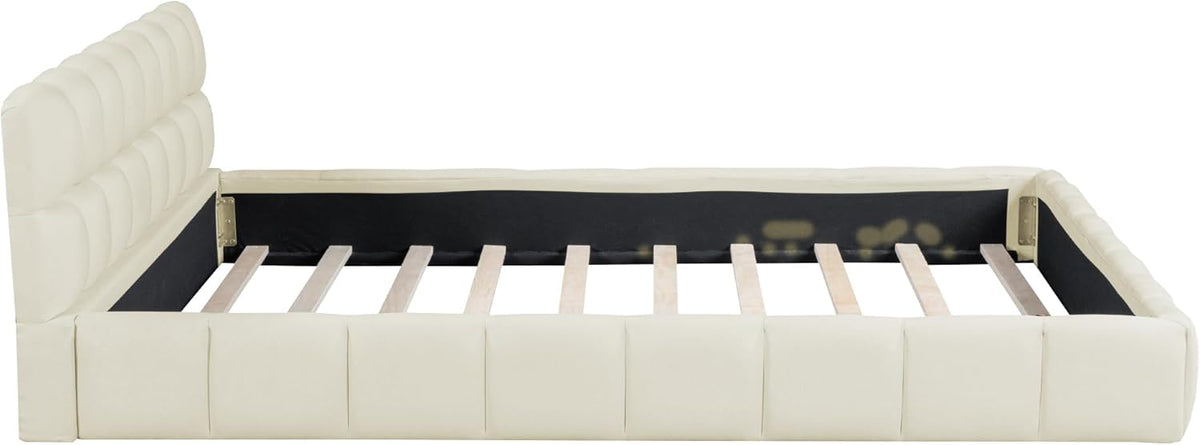 Bed with Soft Backrest