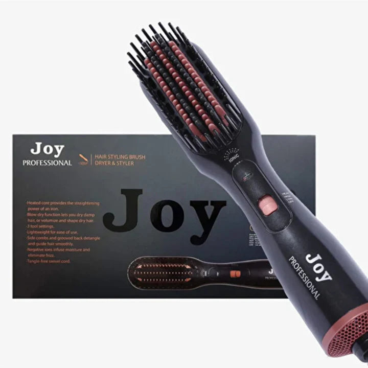 Joy 3 in 1 Ceramic Hair Straightening Brush