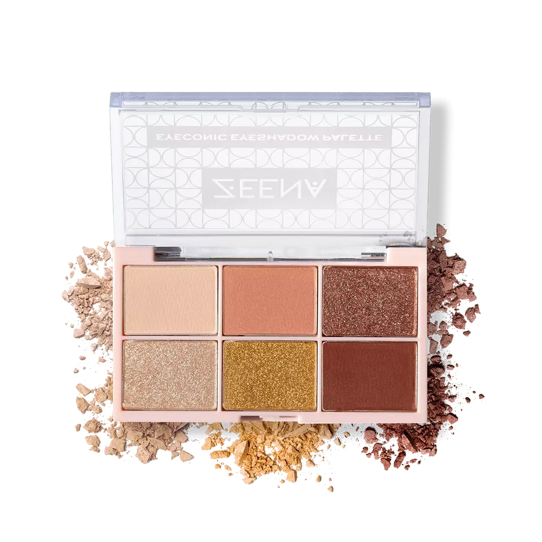 Zeena eyeconic eyeshadow palette 010-golden nude