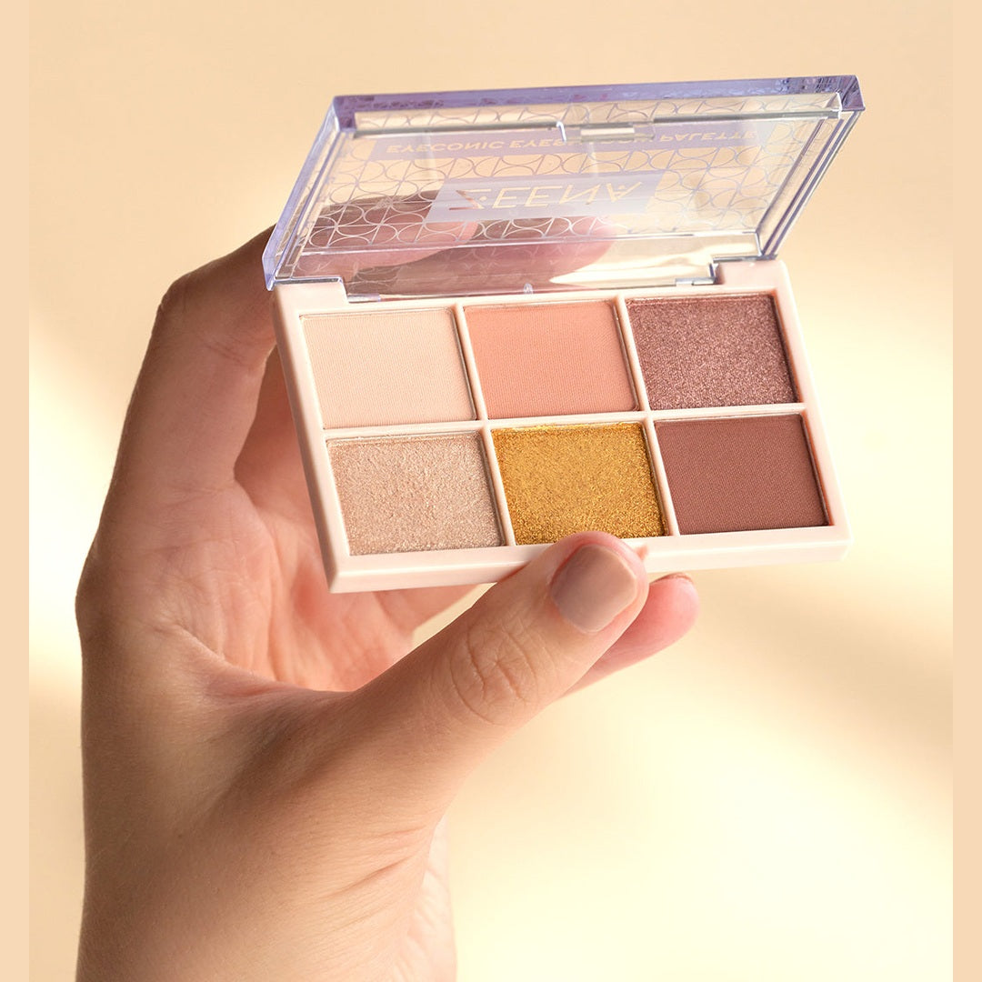 Zeena eyeconic eyeshadow palette 010-golden nude