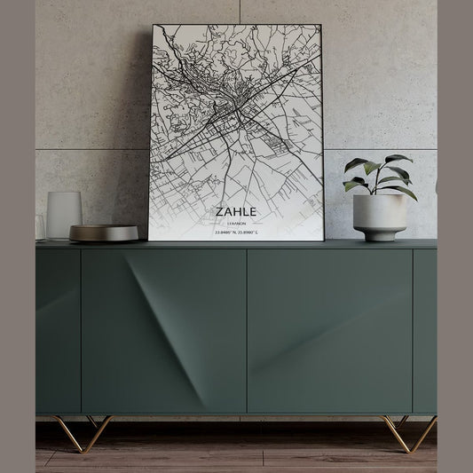 Sook's Zahle Map Poster