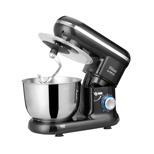 Zilan Stand Mixer 4.5L 6 Speeds - 1400W Black