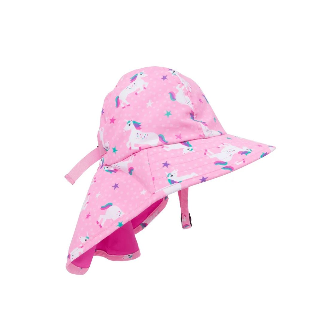 Zoocchini Cape Sun Hat Unicorn – 6-24M