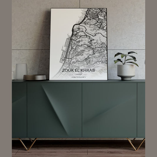 Sook's Zouk el Khrab Map Poster