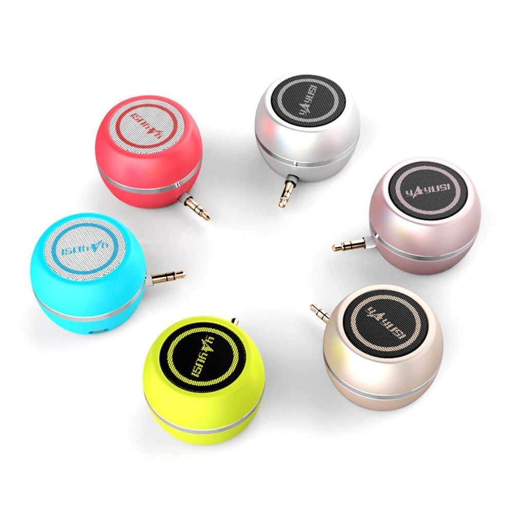 Portable Mobile Phone Speaker Mini Speaker Amplifier 3.5mm AUX Jack Stereo Music Player/online Amplifier For PC Laptop Desk Phones
