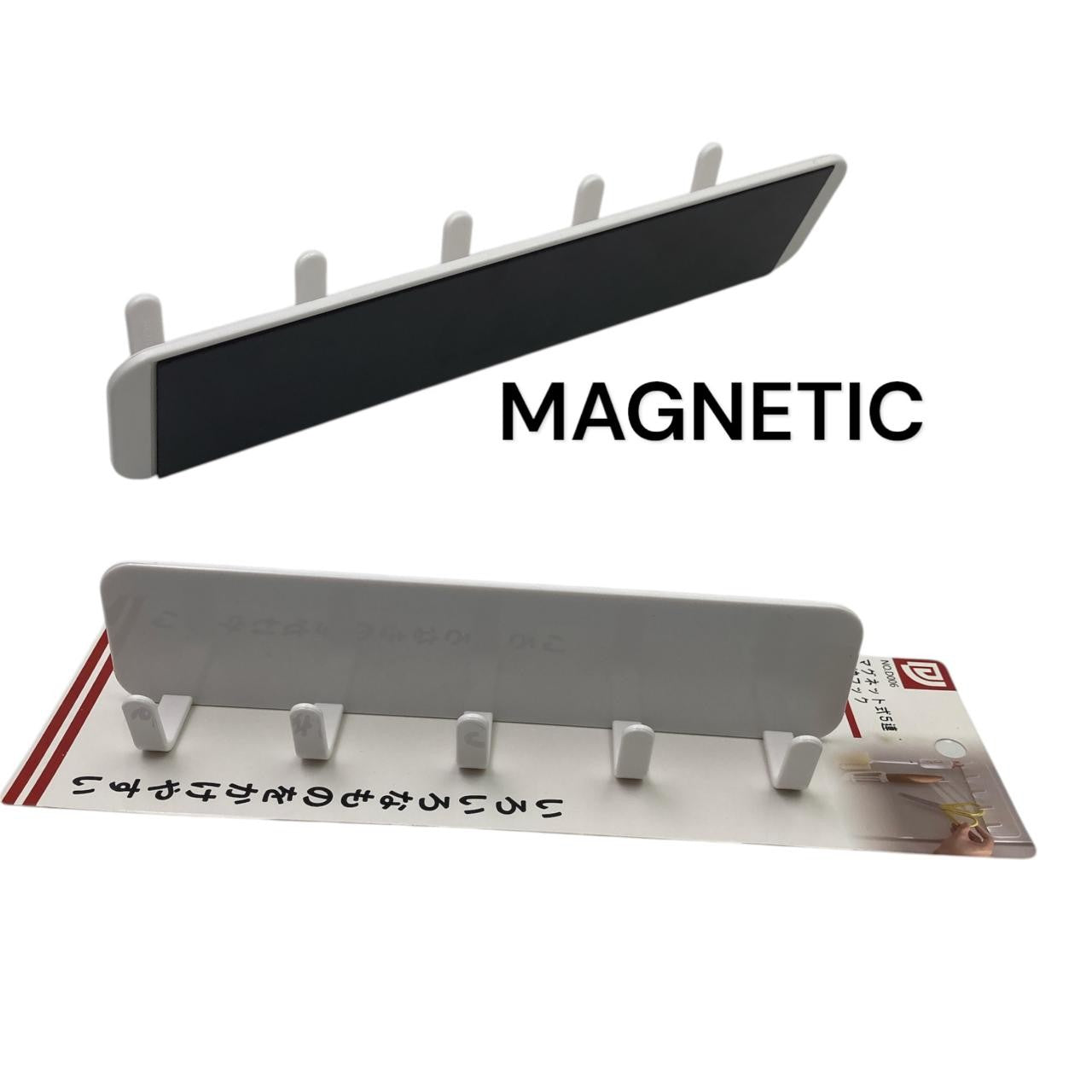 Magnetic 5 hooks hanger
