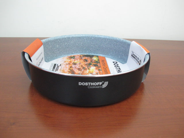 DOSTHOFF ROUND OVEN TRAY BLACK 32 CM