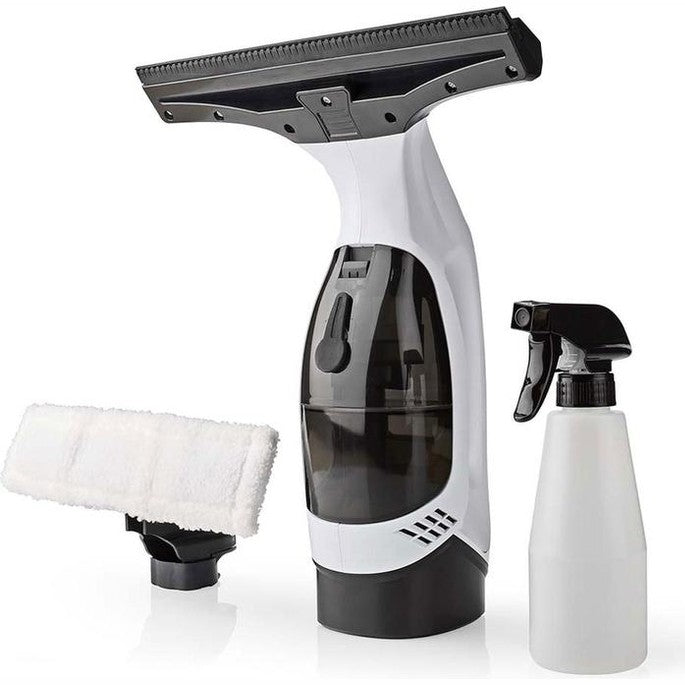 Cordless Rechargeable Window Vacuum Cleaner with Squeegee 150ml Water Tank