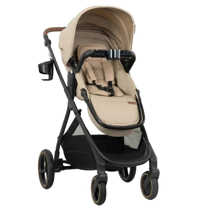 Evenflo® Shyft™ Intuiti+ Travel System with Revolve180™ LiteMax™ NXT &amp; SensorySoothe™ travertine