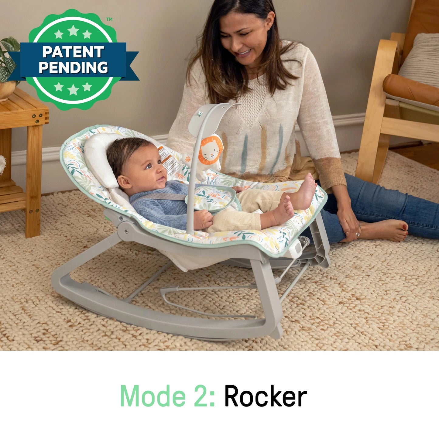 Kids2 - Ingenuity Keep Cozy 3 in 1 Rocker - Madi