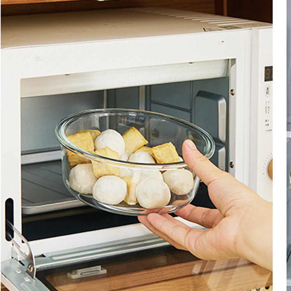 630ml Borosilicate Rectangle Glass Food Storage Container With Microwave, Freezer &amp; Dishwasher Safe NFH-77309