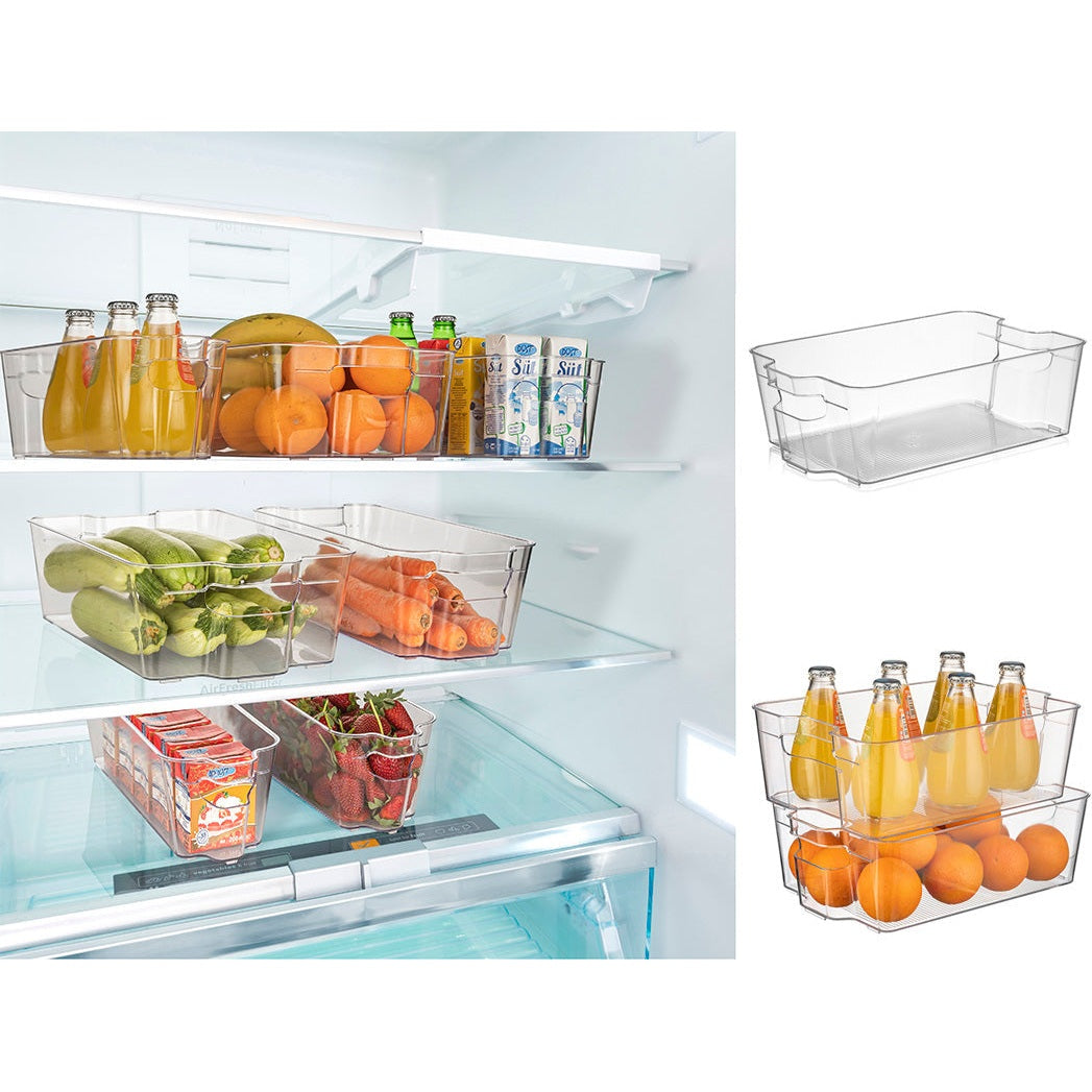 Clear Stackable Organizer Large 32x21x10 cm