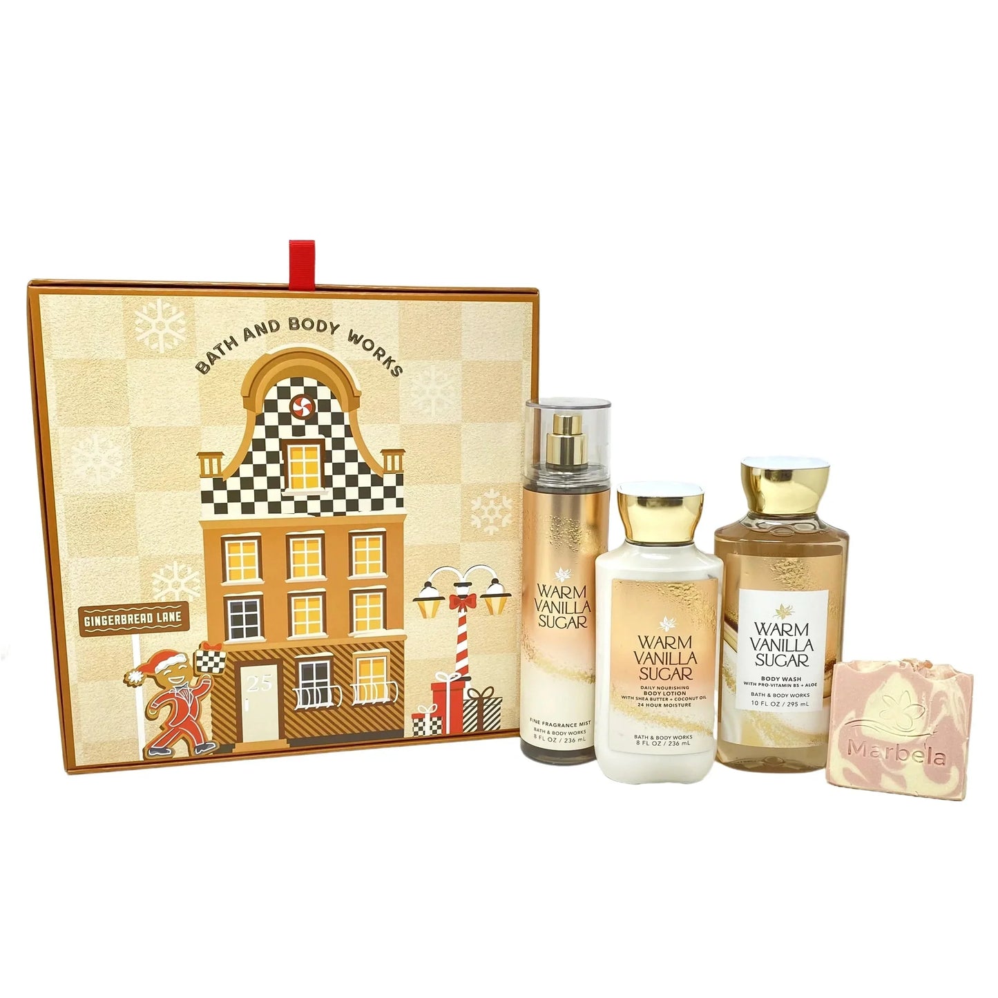 Bath and Body Works Warm Vanilla Sugar Deluxe Gift Set
